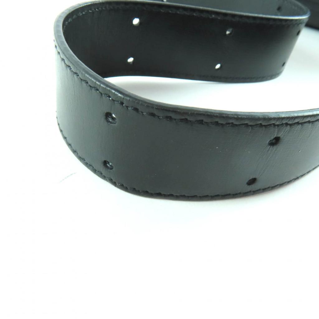 Great JIL SANDER Cannolo Mini Shoulder Bag With Logo Black Leather J08WD0008 Used