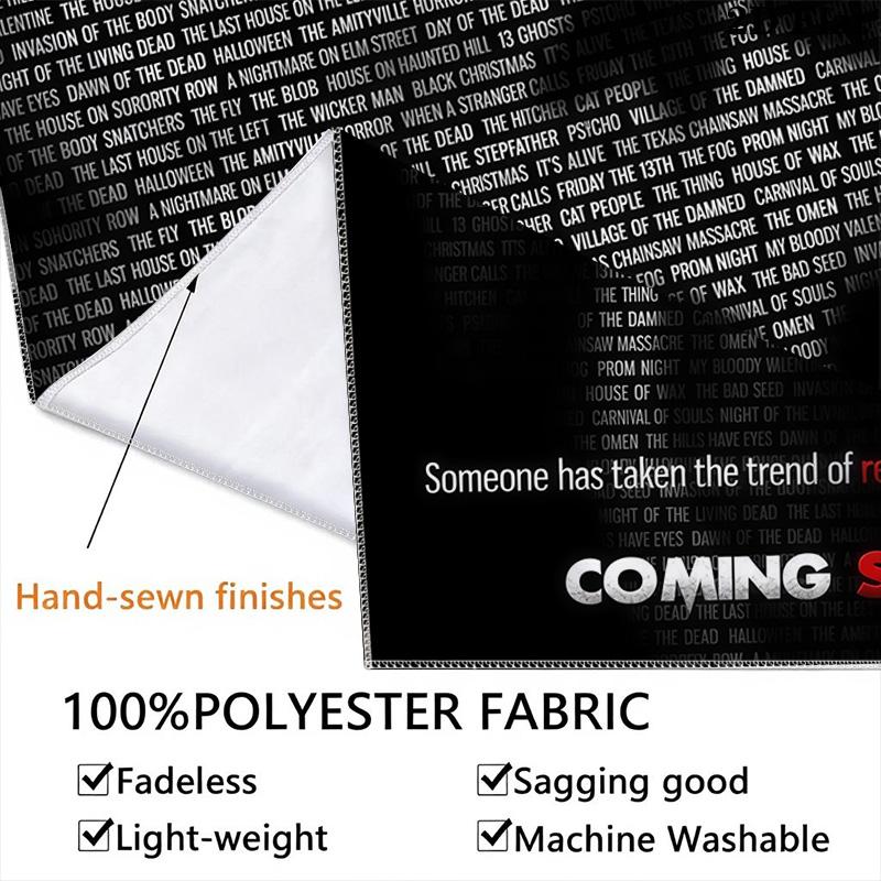 Scary Movie Poster Tapestry Tapestry Fashion Print Background Cloth Background Cloth Home Decor Work Of Art