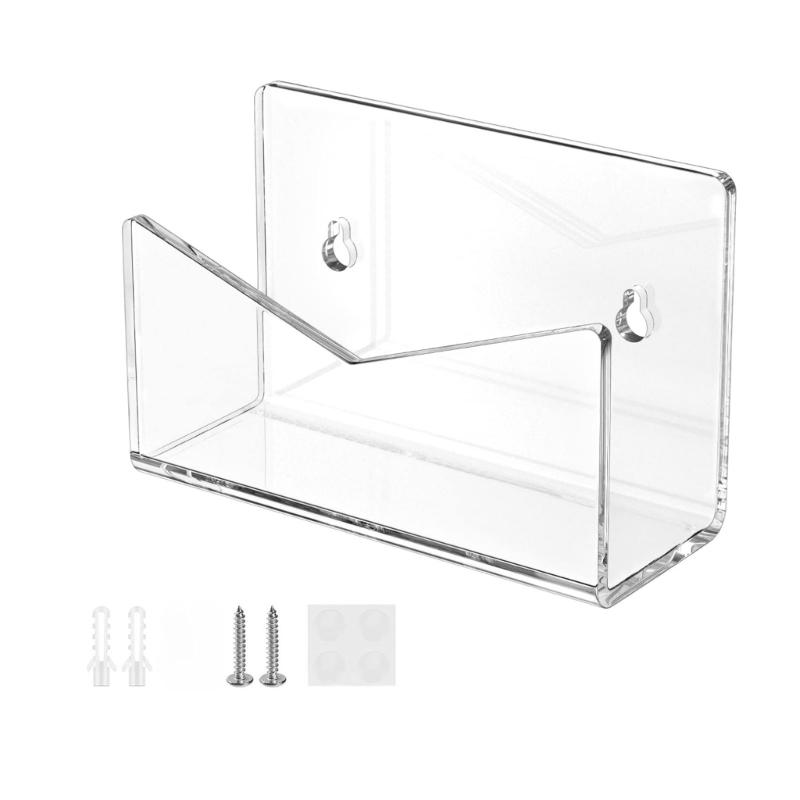 Practical Acrylic Envelope Document Storage Rack Postcard Holder Stand X3UC