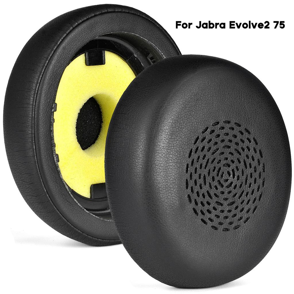 Replacement Ear pads Ear Covers for Evolve2 75 Wireless Headset Soft and Elastic Ear Pads for Better Sound Quality
