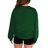 Crewneck Sweatshirt For Women Fall Graphic Sweatshirts Vacation Long Sleeve Drop Shoulder Pullover