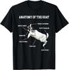 Anatomie du Bébé Chèvre Chevreau Animal Mignon Amoureux des Animaux T-shirt Floof Cadeau T-shirt Unisexe