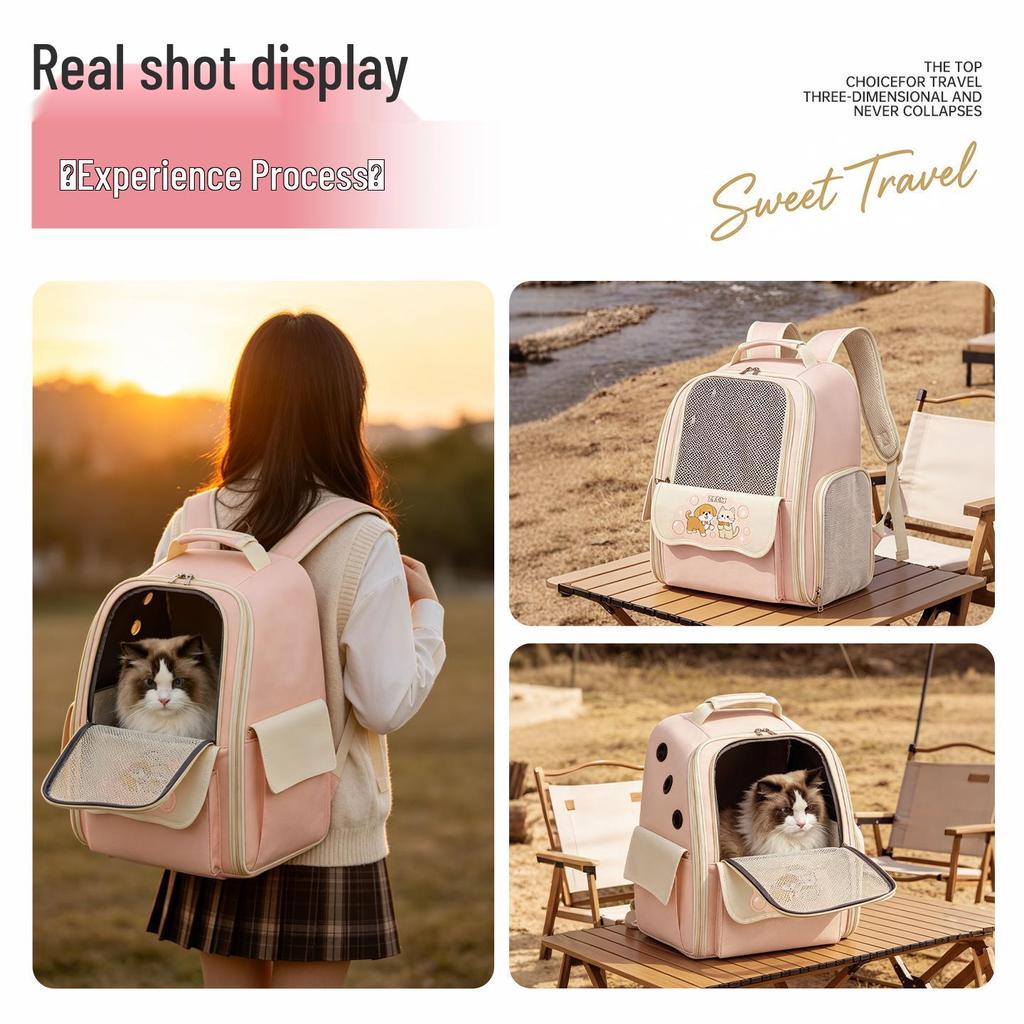 Sweet Style Breathable Summer Pet Carrier Backpack for Cats