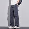 Minger | American trendy brand multi-pocket tooling shock pants men's trend versatile loose straight casual long pants