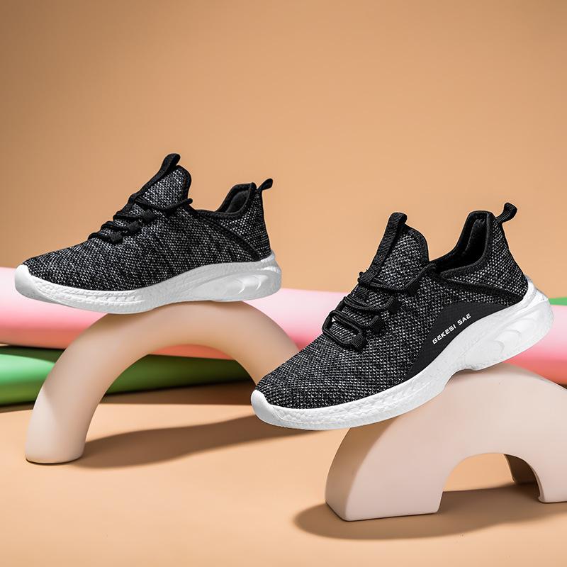 Летние новые дышащие повседневные туфли мягкая подошва легкие кроссовки для бега сетчатые дышащие кроссовки 36