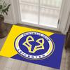 Leicester City Football Design Crystal Velvet Carpet Cozy Non?Slip Printed Rug For Bedroom Living Room Entrance