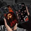 S-Slayers Band Handyhülle Für IPhone 17 16 15 14 13 12 11 Pro Max Anti-Drop Weiche Hülle