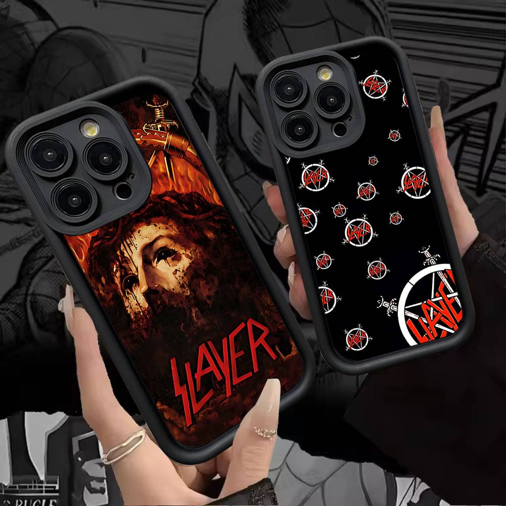 S-Slayers Band Phone Case For IPhone 17 16 15 14 13 12 11 Pro Max Anti Drop Soft Cover
