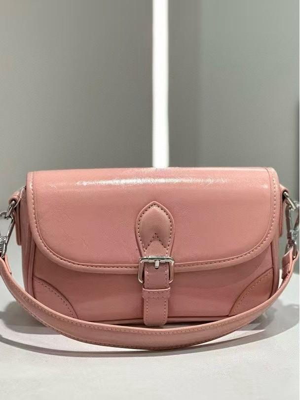 Damen Echtleder Sattel Crossbody Tasche - Vielseitige Kleine Mode Hüfttasche