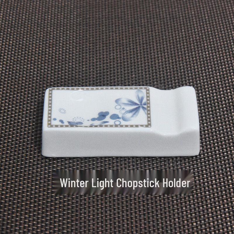 

Winter Light Ceramic Chopsticks Rests - Set of 10