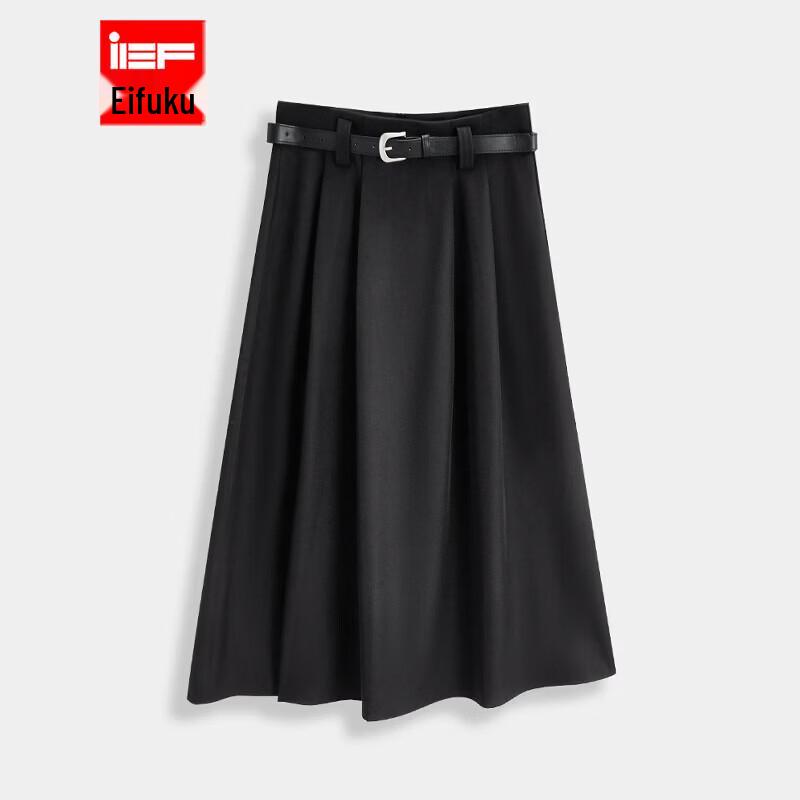 IEF High-Waisted Pleated Skirt S