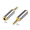 3.5mm Female To 2.5mm Male Audio Adapter Converter Phone Left Right Mono