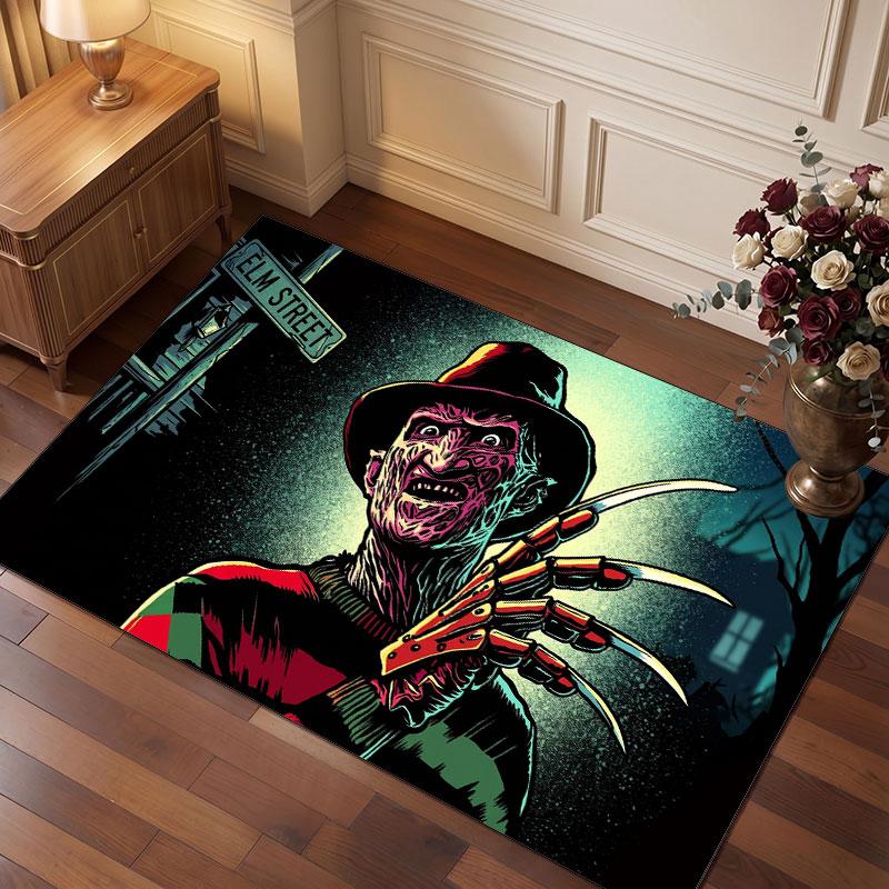 A Nightmare on Elm Street Freddy Krueger Rug Soft Thick Non Slip Floor Carpet for Bedroom Living Room Home Decor
