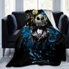 1pc, Jack Skellington Home Decor Blanket: A Cozy Halloween Gift for Your Bedroom, Living Room, or Travel, Flannel Throw Blanket, Sofa Blanket, Outdoor