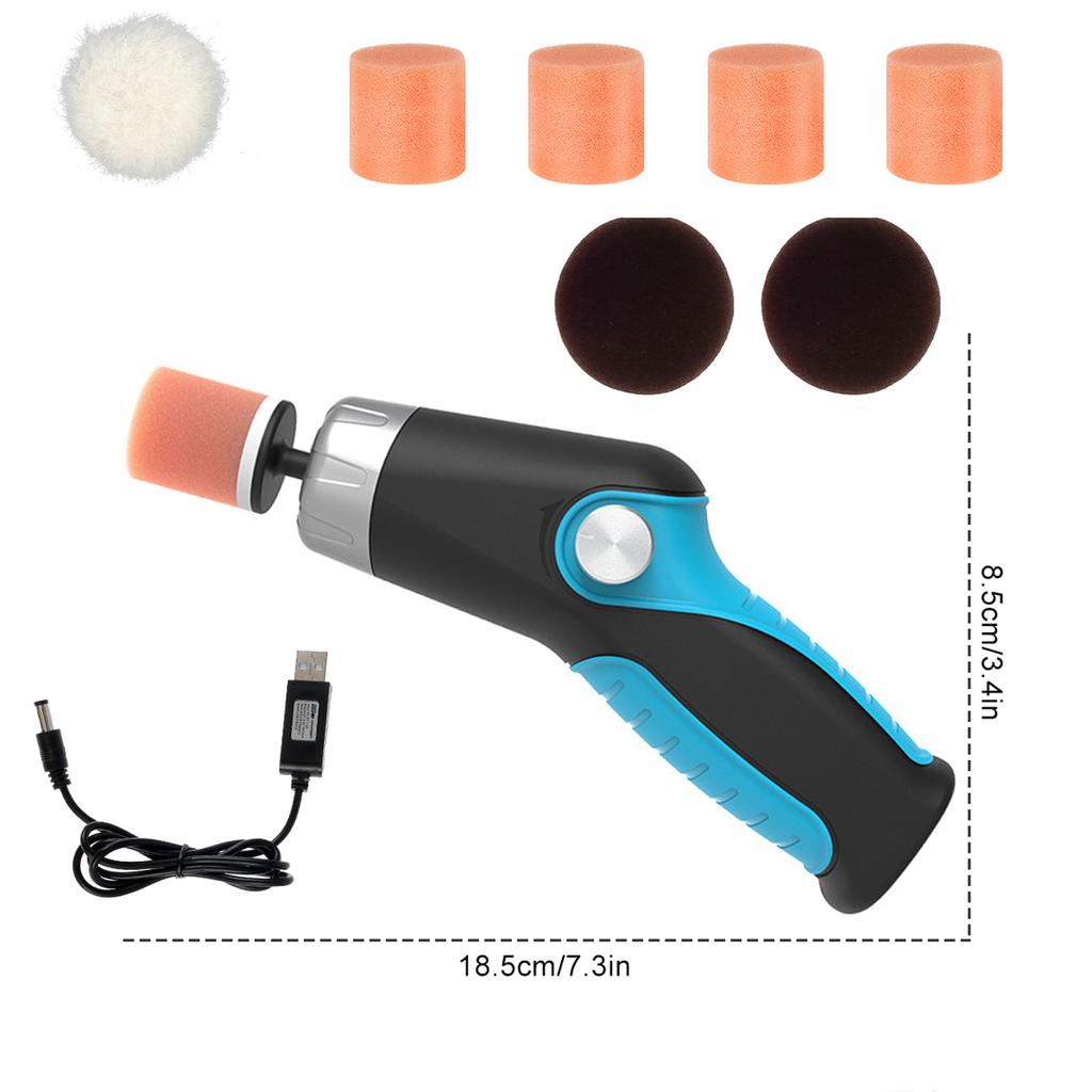 1/2/3 Zoll Auto Polierpad Kit 44 Stück Polierschwamm-Pads mit M14 Gewindeadapter Mix-Größe Mikrofaser Polierpad Wiederverwendbar