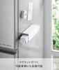 Yamazaki Magnetic Wrap Holder for Range W6 X D20 X Tower Floating Easy 10821 Hood, White, H6.9cm, Series, Storage, Installation,