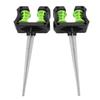 2pcs Garden Hose Guide Spike ABS Stable Lightweight Lawn Hose Support Stake for Water Pipe Agricultural Irrigation