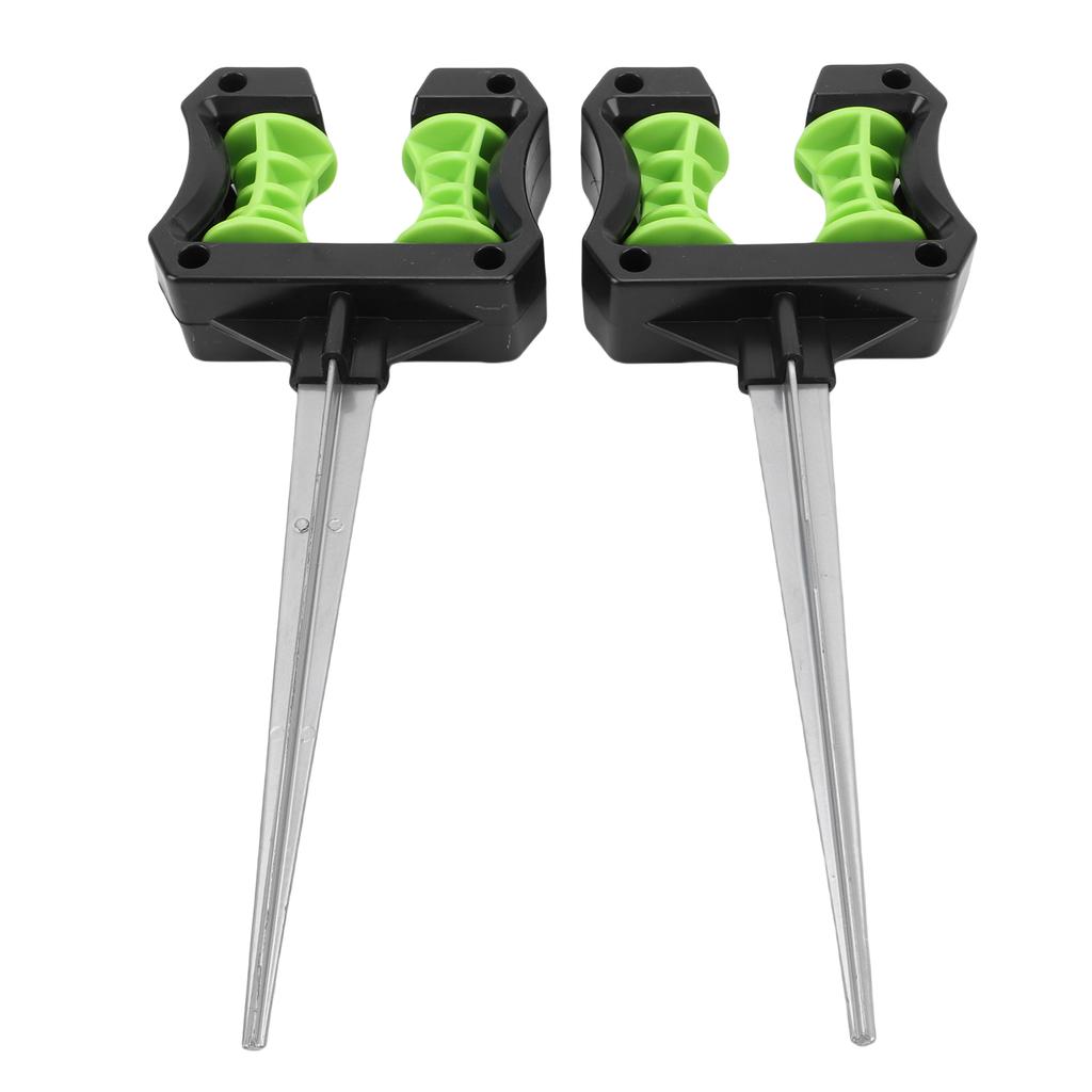 2pcs Garden Hose Guide Spike ABS Stable Lightweight Lawn Hose Support Stake for Water Pipe Agricultural Irrigation