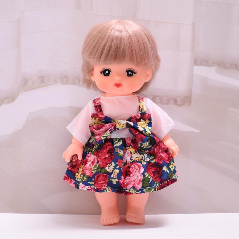 25cm Milu Tang Dynasty Doll Clothing Set - Changeable Top and Overalls