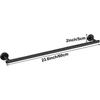 18-Piece Stainless Steel Bathroom Set: Towel Bars, Tissue Holder, Hooks, and Accessories