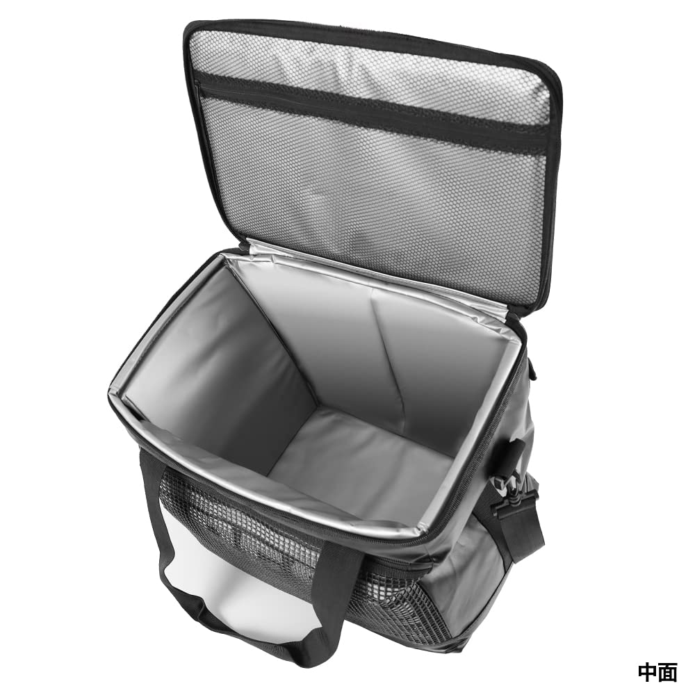 DRESS Tackle Cooler 21L Stealth Perfect for Disaster Preparedness and Emergency Fits Bacchan Includes Shoulder Foldable Bag, Capacity, Black,