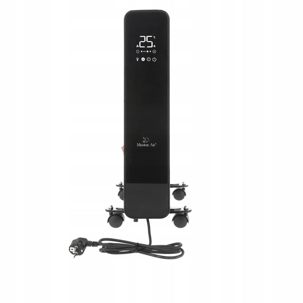 OSLO 1500W Black WiFi Oil Radiator