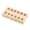 Solid Wood Pliers Storage Rack For Workshop Tool 8/12/19Holes Sturdy Construction NonSlip Base Durability Wood Build