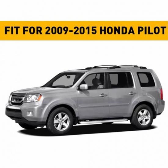 Front Door Panels Armrest Replacement Covers for Fit Honda Pilot 2009-2015 Black