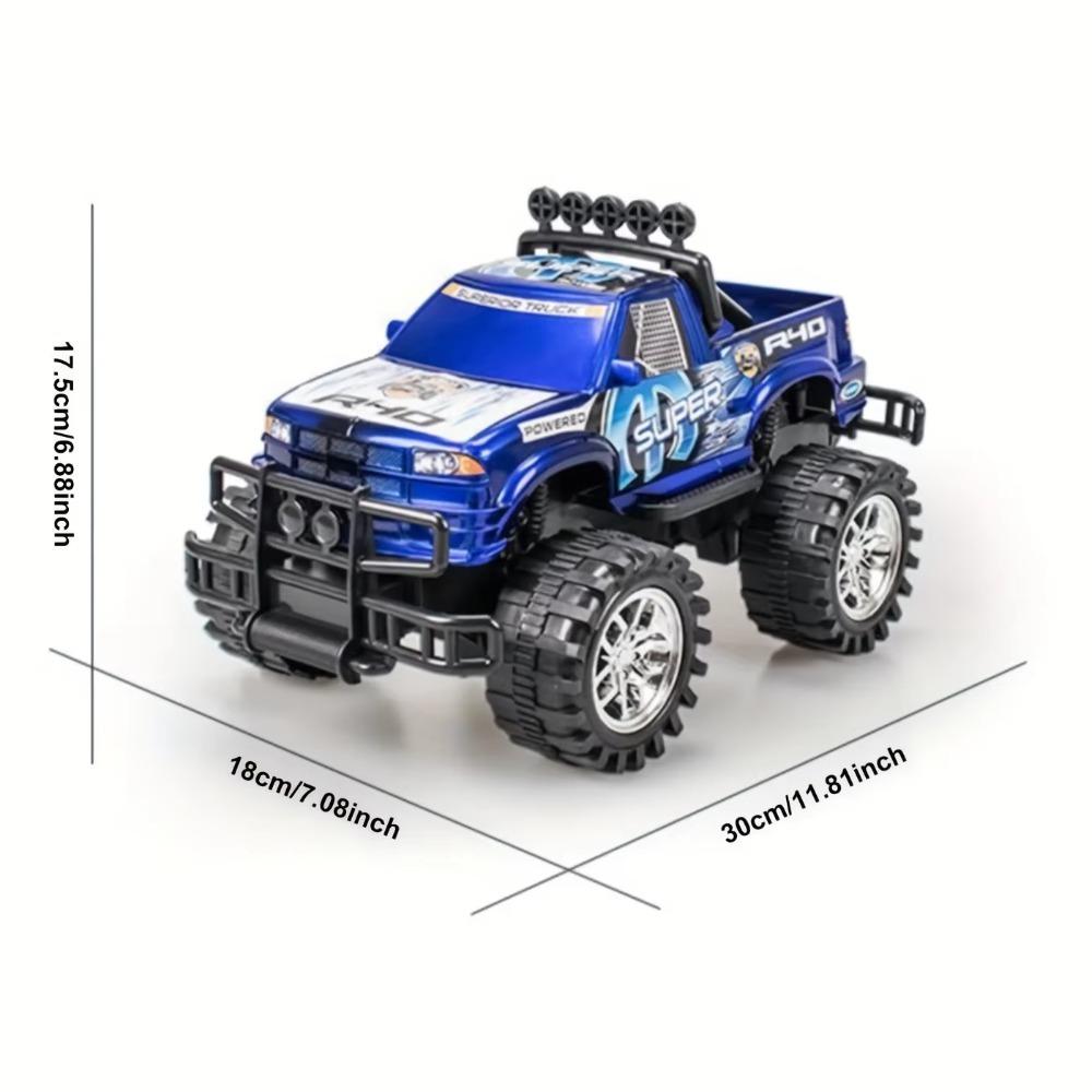 

Large Off-Road Car Trucks Toys Friction Powered Push And Go Car Truck Inertia Vehicle For Kids Birthday Gift For Boys Girls