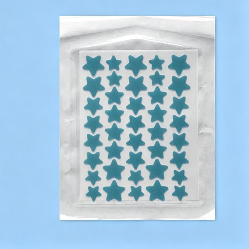 Official Star Acne Patches - 40 Clear, Invisible Hydrocolloid Patches for Pimple Absorption