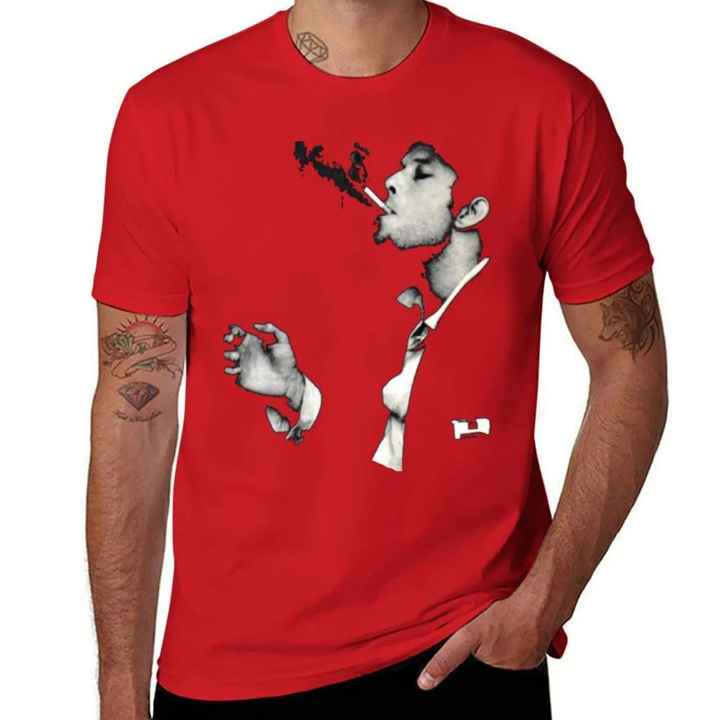 Maglietta icona Tom Waits maglietta essenziale maglietta oversize maglietta firmata uomo