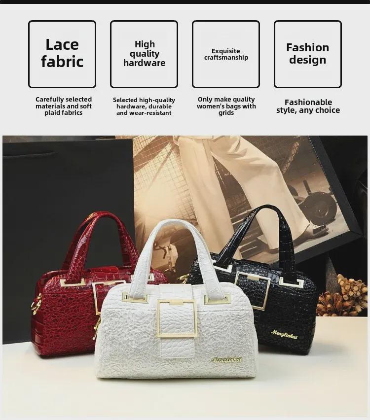 2025 Elegant Genuine Leather Women's Handbag: Multi-Layer, Large Capacity Shoulder & Crossbody Bag for Middle-Aged