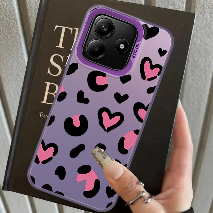 Cartoon Love Leopard Pattern Case for Xiaomi Mi 13T 11 Lite 12T Pro Back Phone Cover