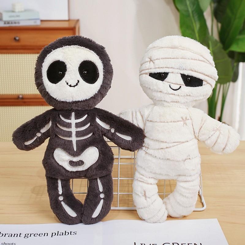 Skull Plush Mummy Toys Pp Cotton Halloween Decorations Children Giving Gift