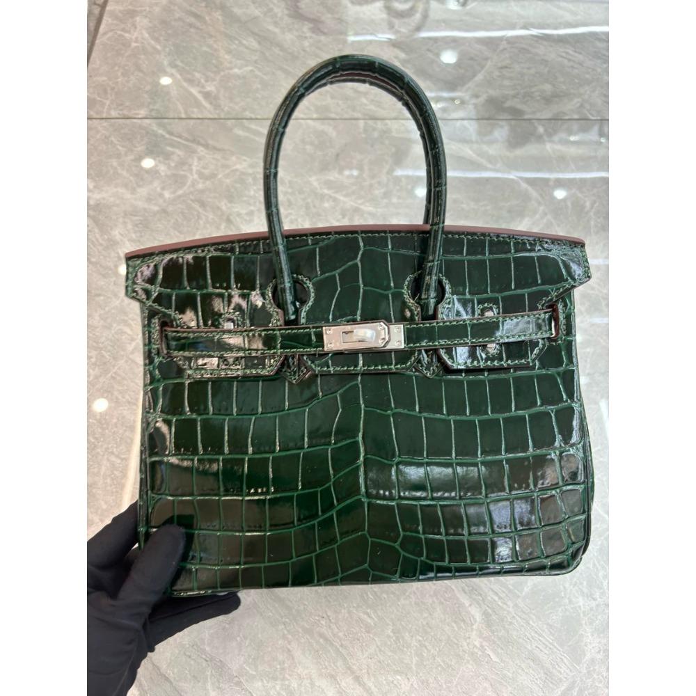 Bolsa com padrão de crocodilo nova moda e versátil bolsa de mão e transversal bolsa feminina de couro