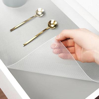 Regaleinlagen Transparent Rutschfest Wasserdicht EVA Schrank Schrankmatte Schublade Tischmatte Schmutzabweisend Feuchtigkeitsabweisend für Küche