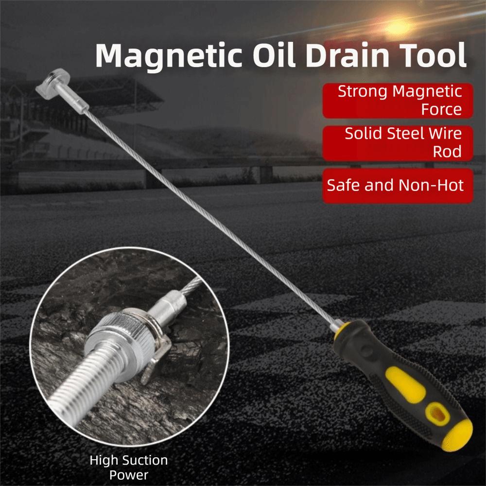 14 Inch Magnetic Oil Drain Plug Remover Vehicle Sump Plug Removal Tool  Vehicle Maintenance
