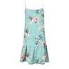 Women's Round Neck Strap Sleeveless Printed Dress Short A-line Large Swing Dress