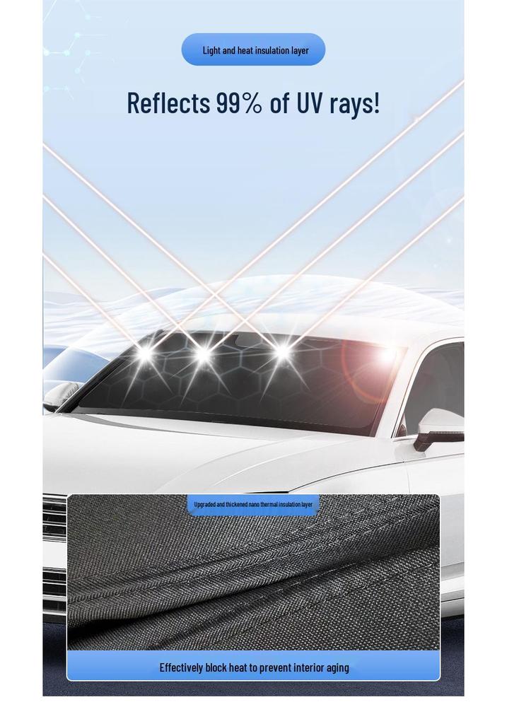 Sunshade Heat Insulation for Great Wall ORA 5 - Car Window Sun Protection & Privacy