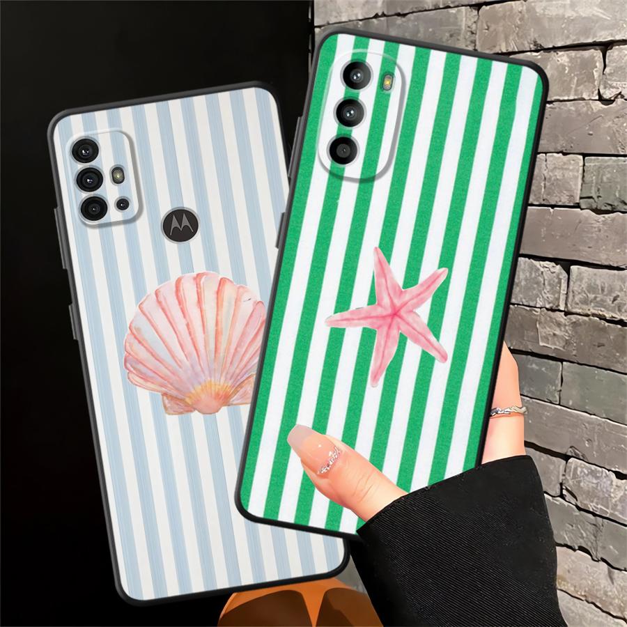 Case for Moto X30 Pro S30 Pro Edge 20 30 Soft Back Phone Cover Marine Animals