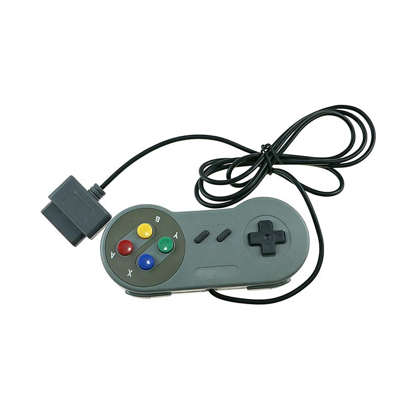 Wired SNES Retro Game Controller Responsive Press Buttons Durable Material for Classic Game Home Play