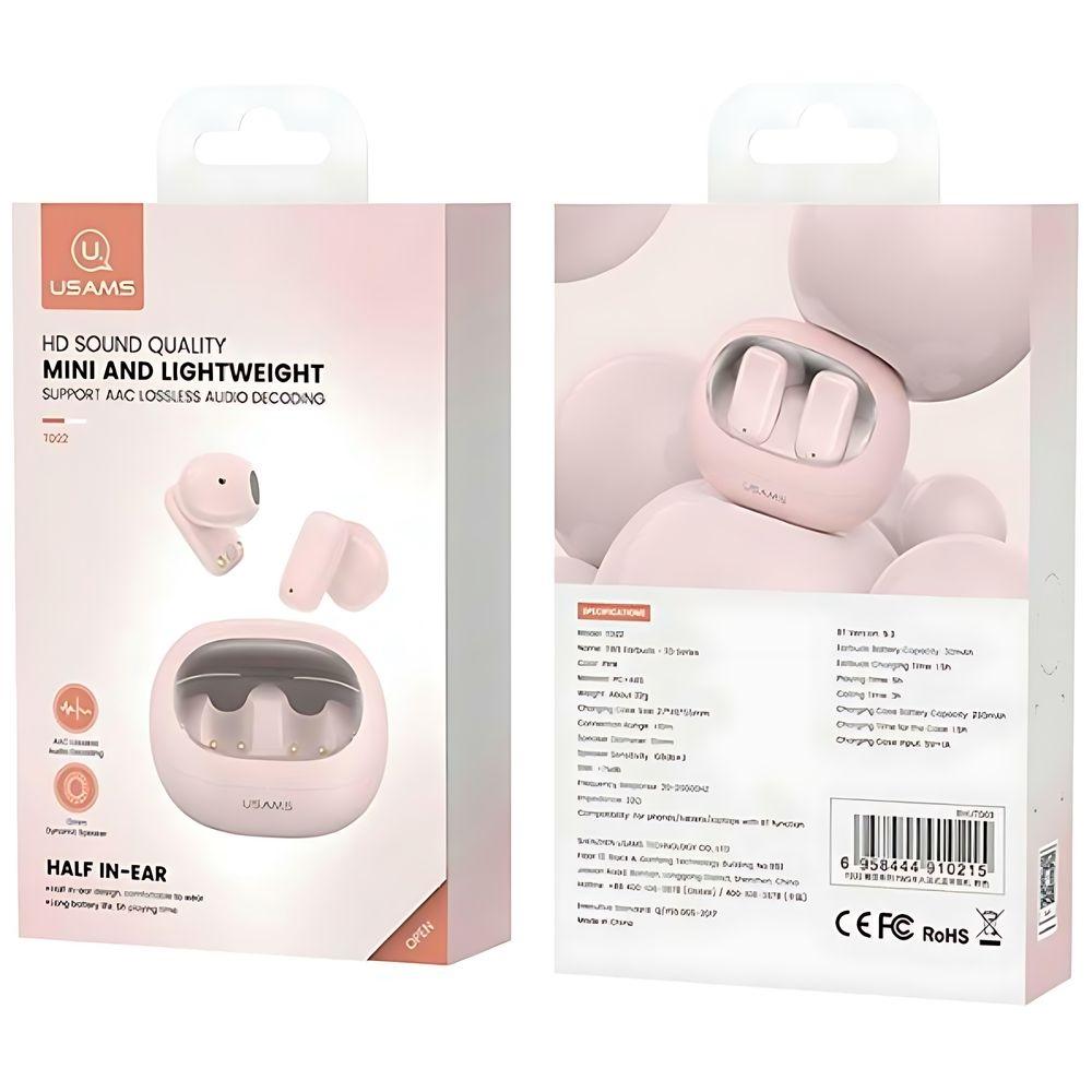 Usams Słuchawki Bluetooth 5.3 Twstd Series Bezprzewodowe Zielony/Green Bhutd04 (Td22)