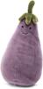 Vegetable Eggplant Plush Toy, Food Stuffed Animal, 7 Inches, Soft Cute Stress Relief Gift for Kids