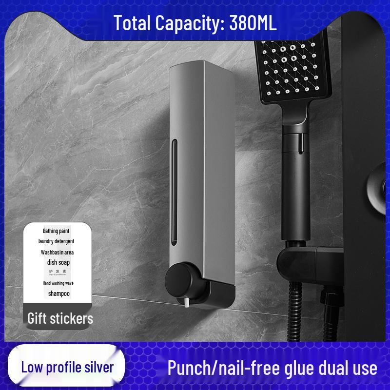 Wall-Mounted Soap & Sanitizer Dispenser for Bathroom and Kitchen
