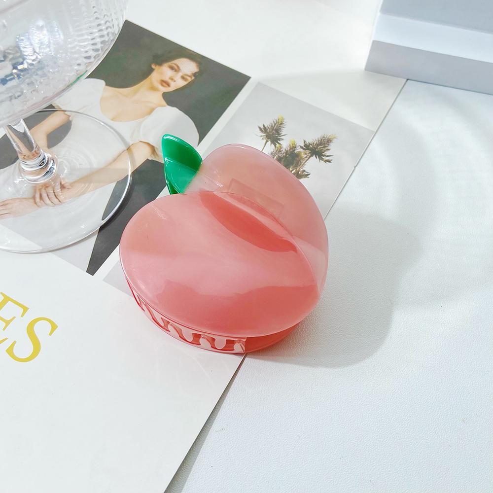 

Корейская Милая Прекрасная Фруктовая Клубника Ананас Персик Морковь Заколка-Краб для Волос Модная Ацетатная Заколка-Акула Hair Claws