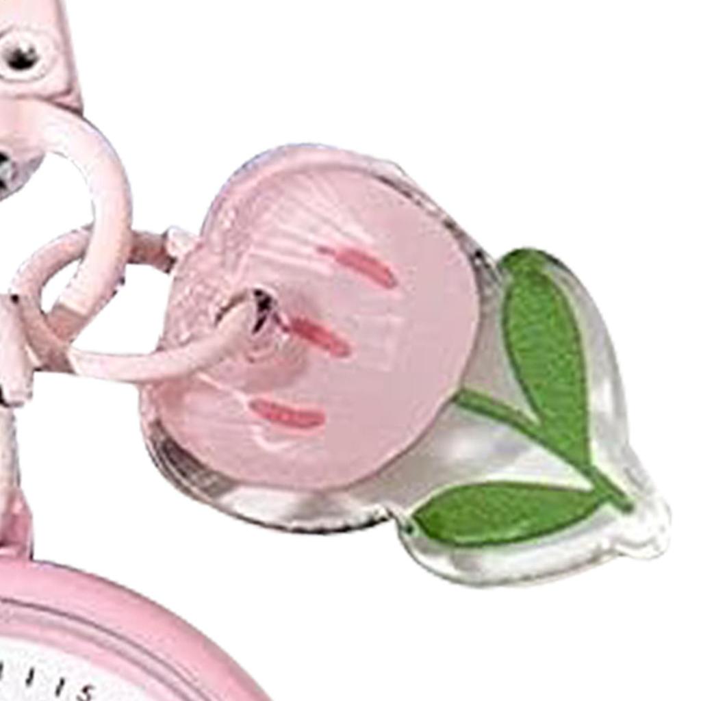 1PC Tiny Cute Quartz Pocket Watch with Keyring Men Women Quartz Watch for Doctors Students  Keychain Watches Child Gift