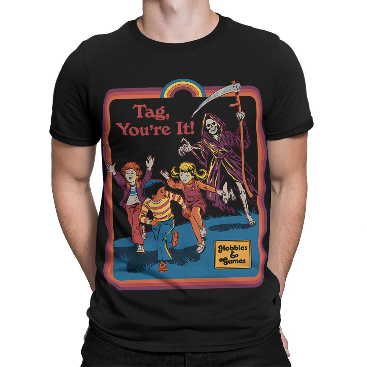 Tag, You re It Fun 70s Nostalgic T Shirt for Kids #SR#T433 S разноцветный