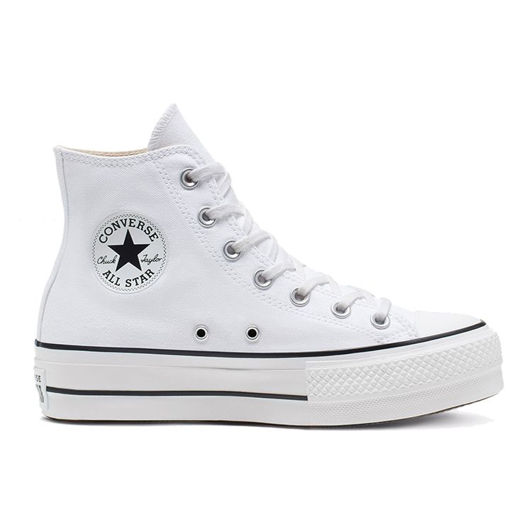 Converse Chuck Taylor All Star Platform High White Women Sneakers Black 560846C