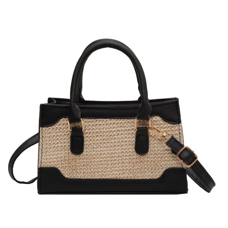 Elegant Urban Chic Cotton Linen Tote Bag 2023 Summer Fashionable Handbag