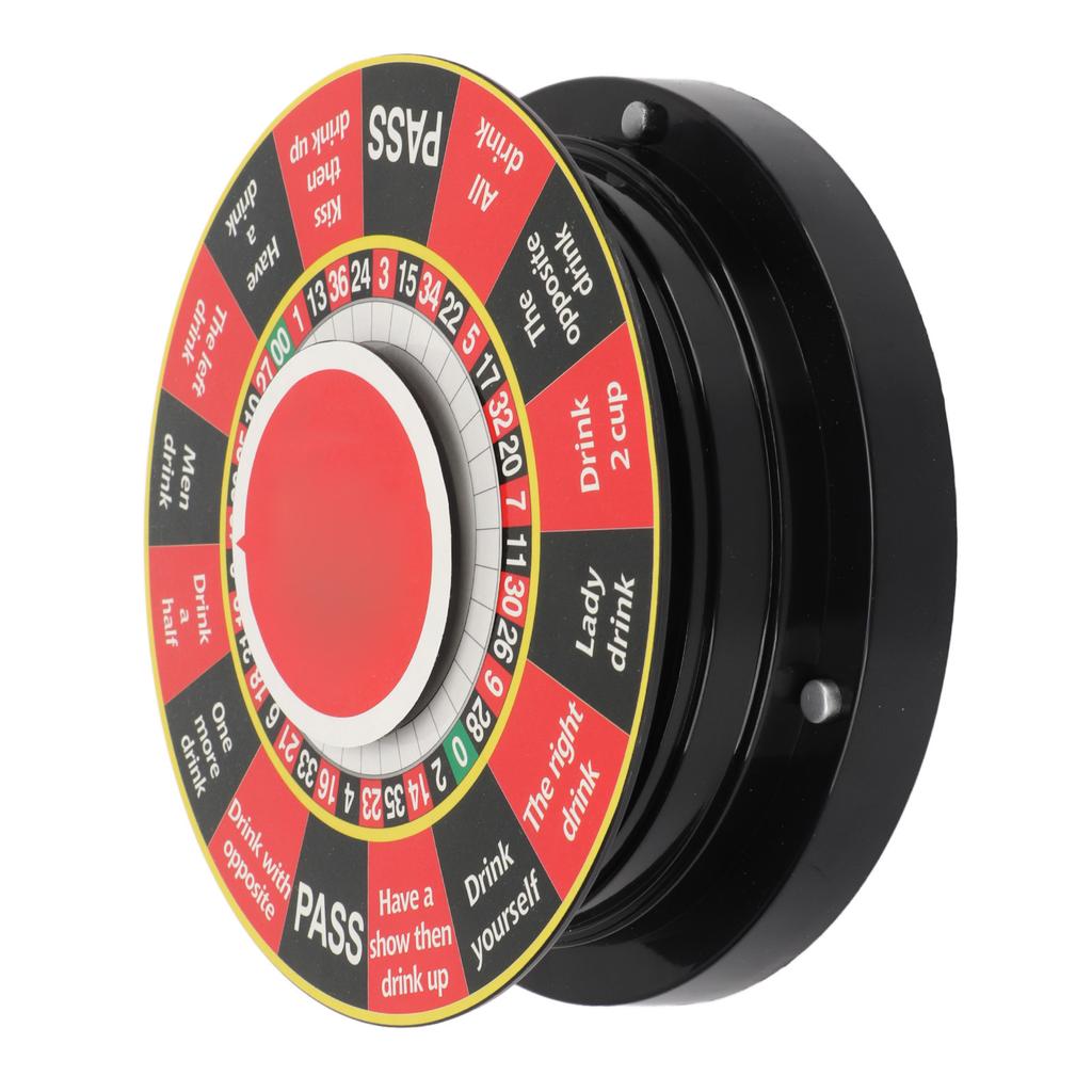Prize Wheel Electric Spin Wheel Roulette Game Drinking Wheel for Home Party KTV Bar